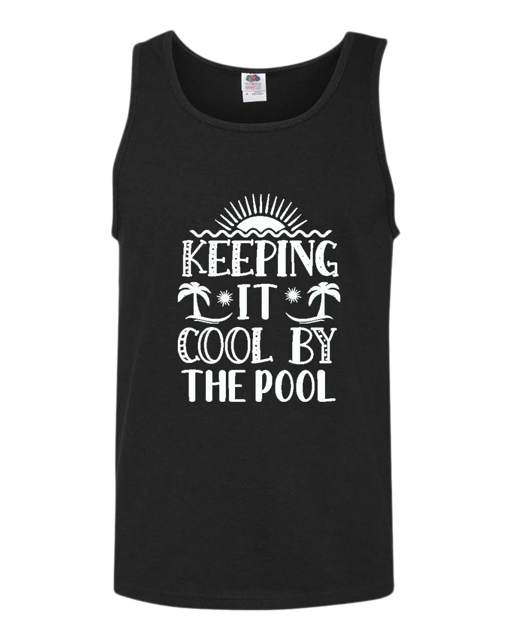 Keeping it cool by the pool tank top, summer tank top, beach party tank top