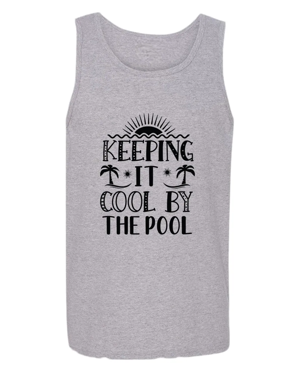 Keeping it cool by the pool tank top, summer tank top, beach party tank top