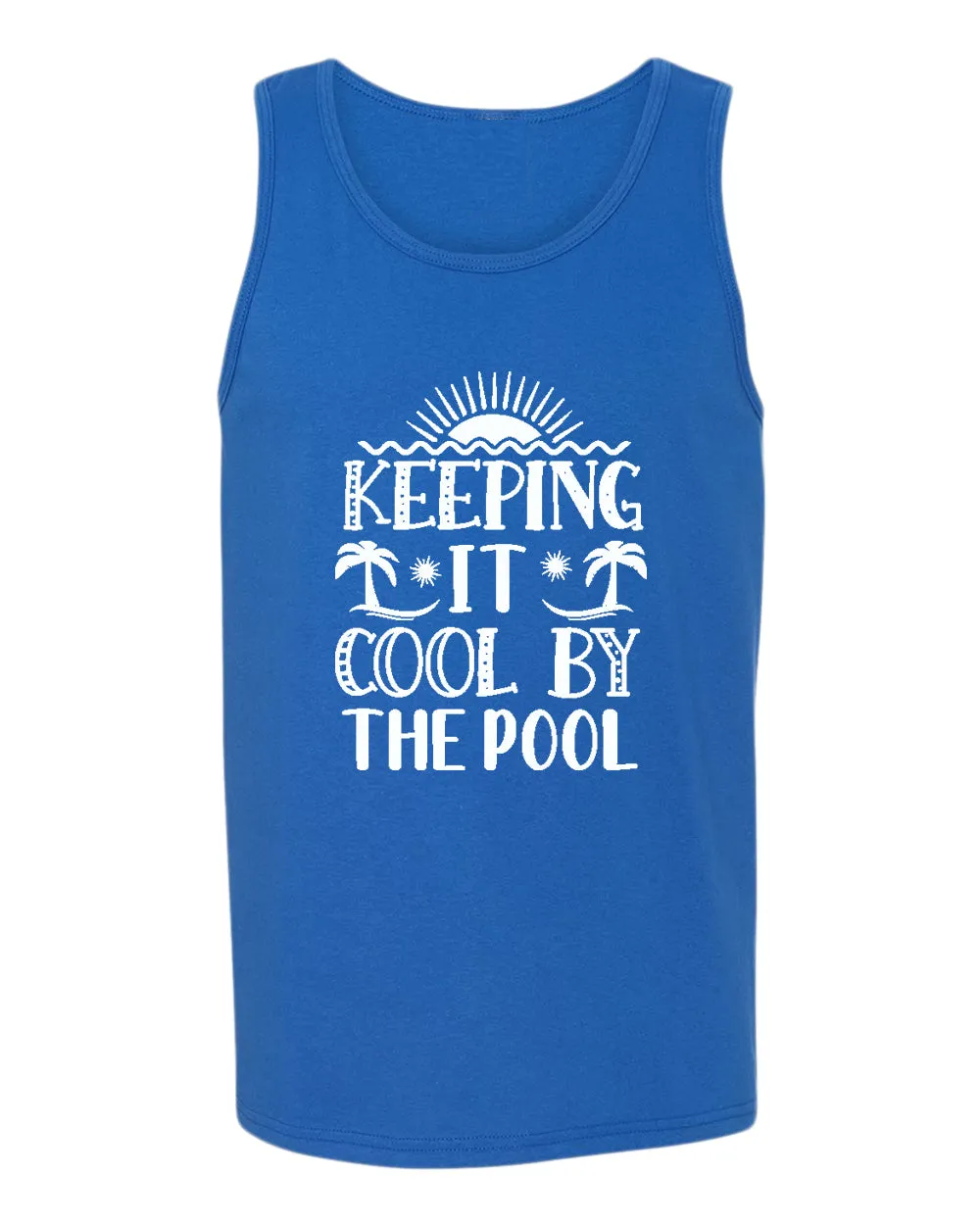 Keeping it cool by the pool tank top, summer tank top, beach party tank top