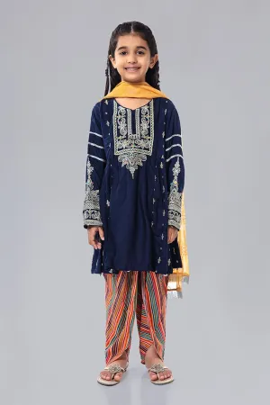 Kids Latest Eid Dress in Blue Color #N9032