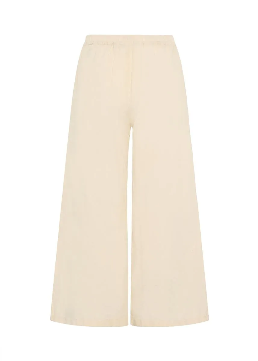 KLITMØLLER COLLECTIVE Kaja Cotton/linen Pants pastel sand