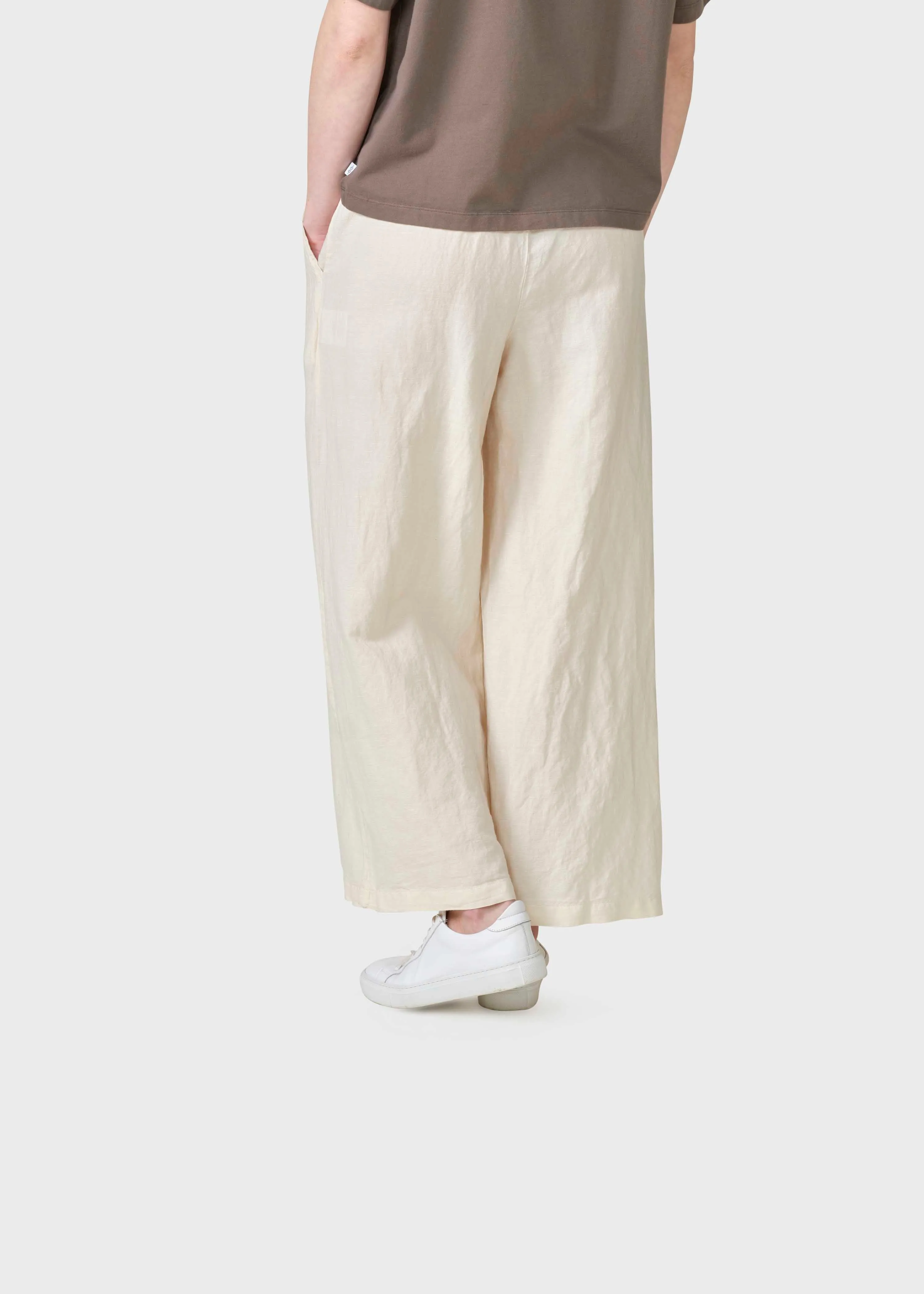 KLITMØLLER COLLECTIVE Kaja Cotton/linen Pants pastel sand