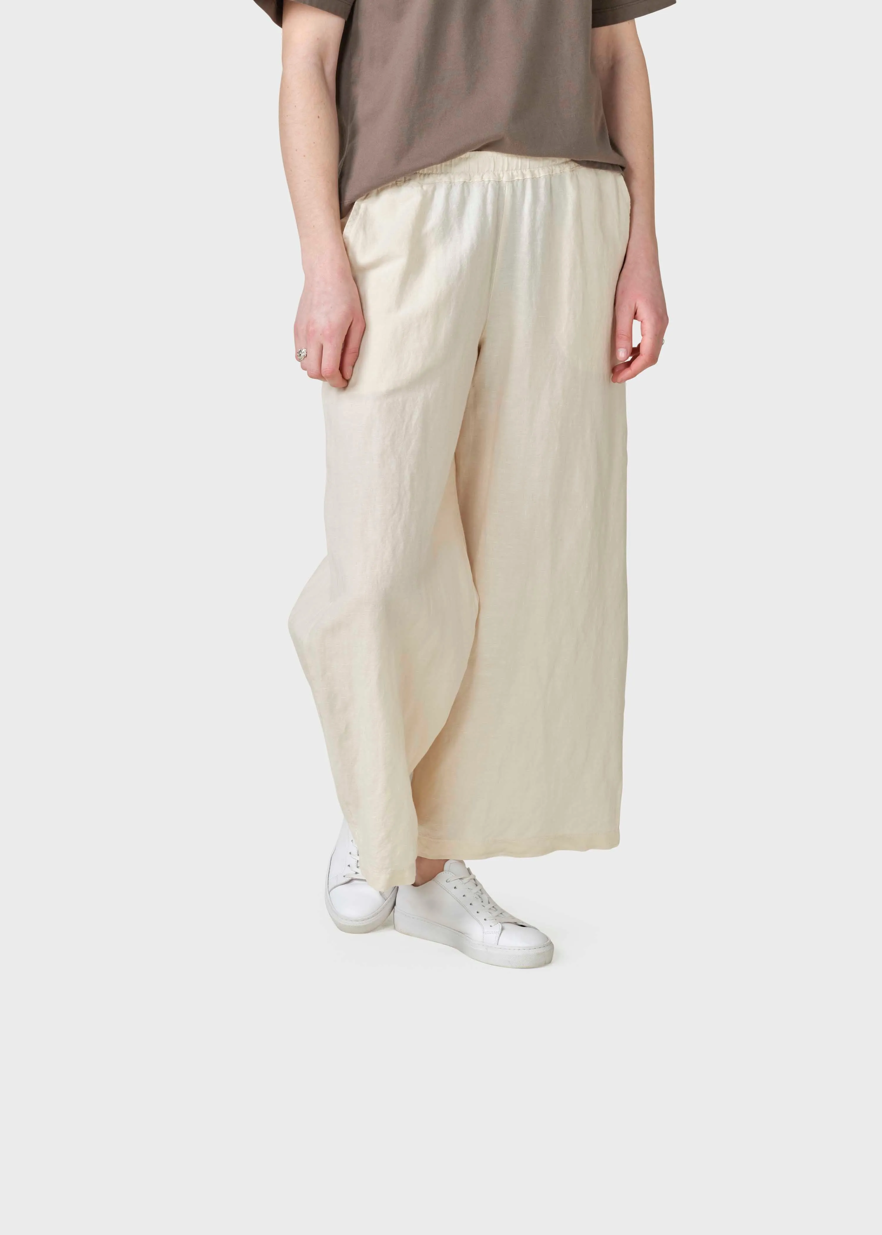 KLITMØLLER COLLECTIVE Kaja Cotton/linen Pants pastel sand