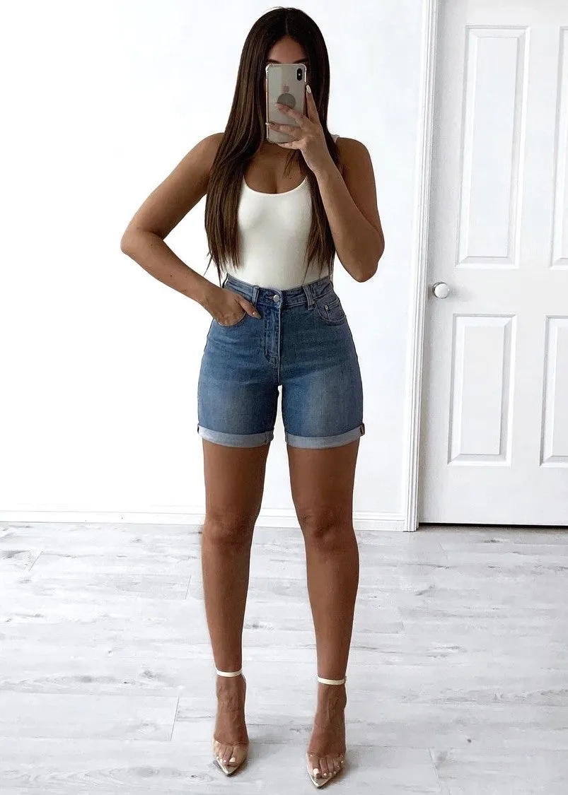 Laila Denim Shorts