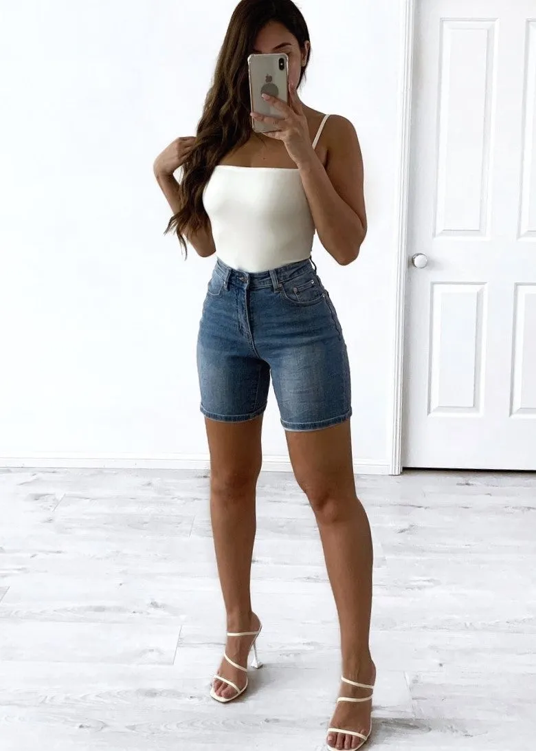 Laila Denim Shorts