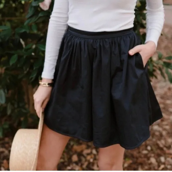 Lake Brand Women's High Waisted Shorts Lounge Skort Navy Blue Size Medium