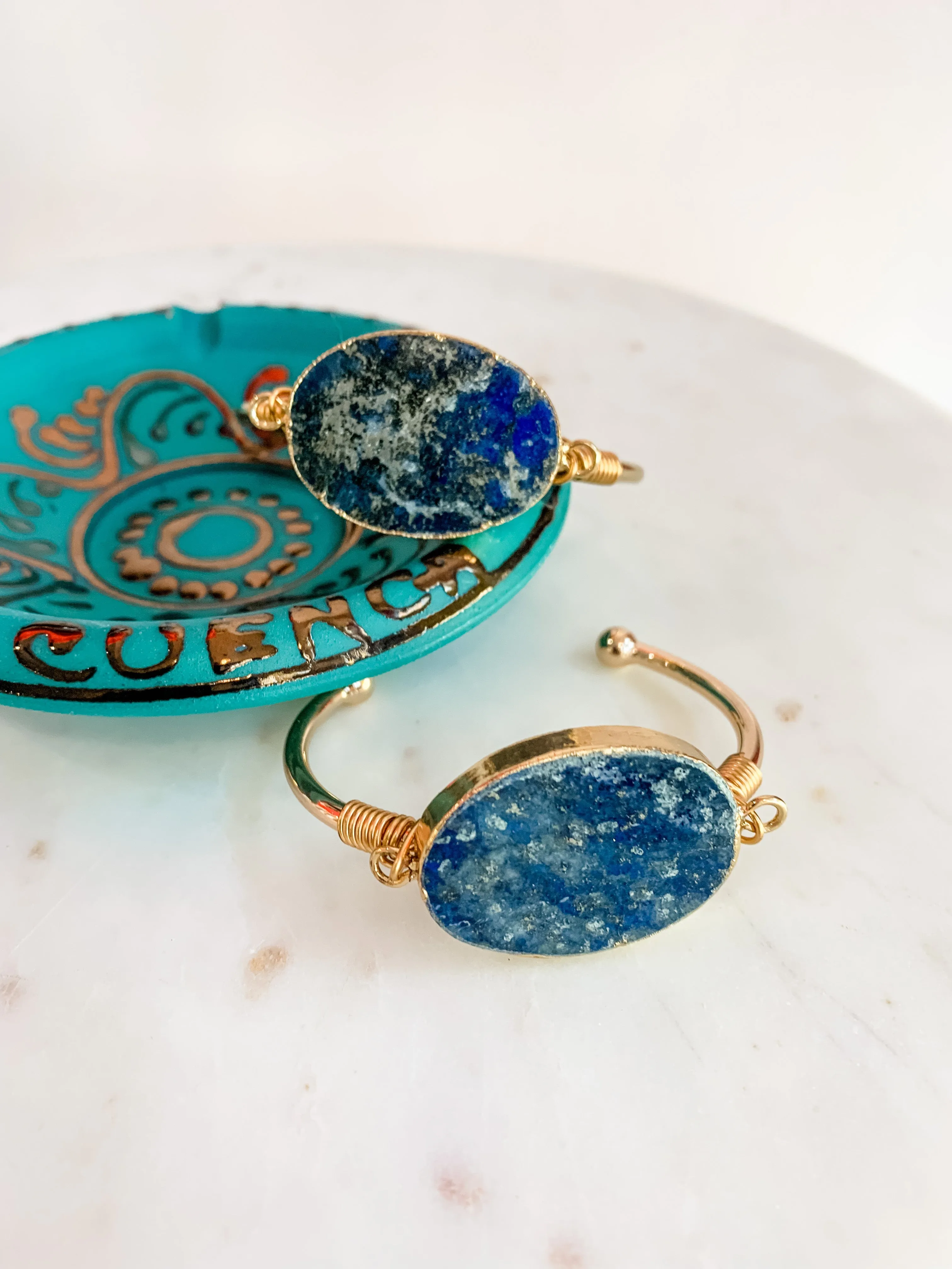 Lapis Lazuli Cuff