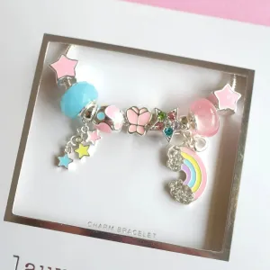 LAUREN HINKLEY SOMEWHERE OVER THE RAINBOW CHARM BRACELET