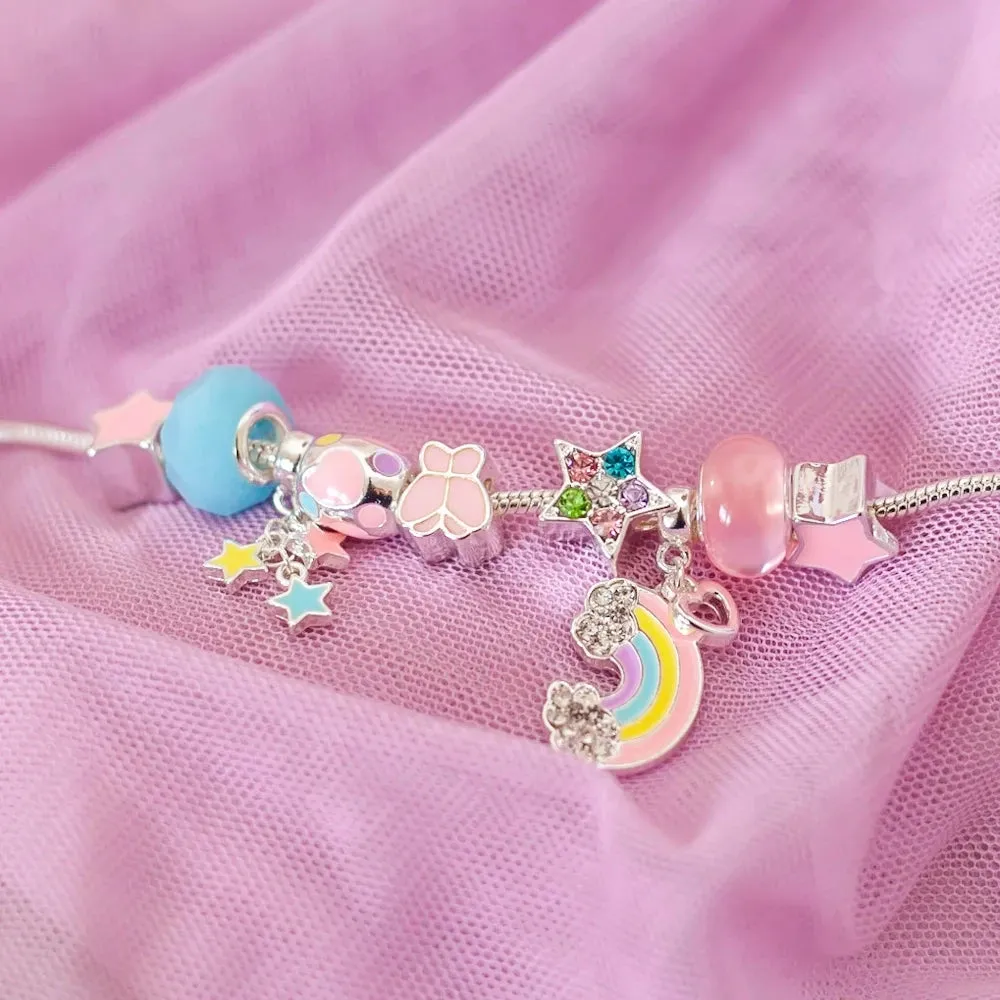 LAUREN HINKLEY SOMEWHERE OVER THE RAINBOW CHARM BRACELET