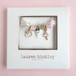 LAUREN HINKLEY SWAN LAKE CHARM BRACELET