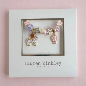 LAUREN HINKLEY UNICORN CAROUSEL BRACELET