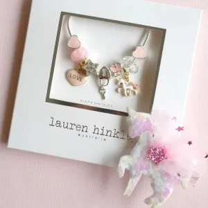 LAUREN HINKLEY UNICORN CHARM BRACELET