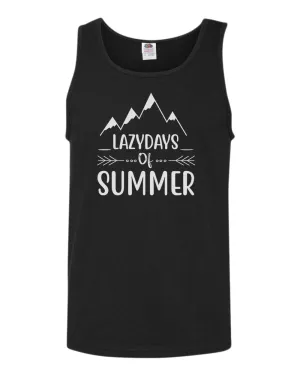 Lazy days of summer tank top, beach party tank top