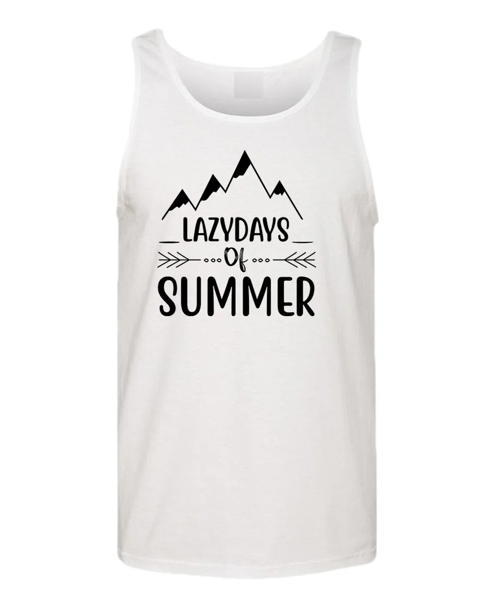Lazy days of summer tank top, beach party tank top