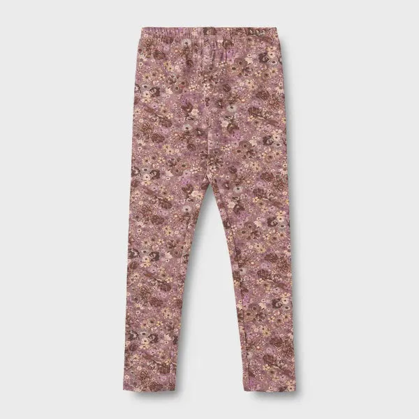 Legging Jules in Lavender Flowers