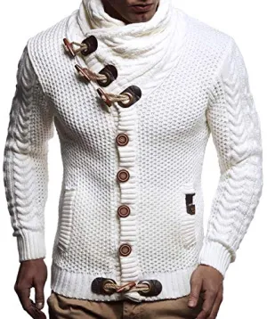 Leif Nelson Men's Turtleneck Cardigan