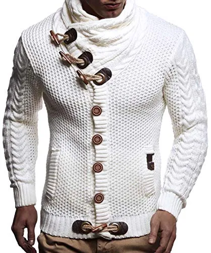 Leif Nelson Men's Turtleneck Cardigan