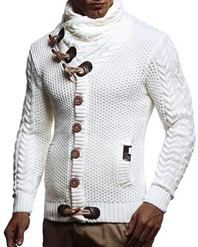 Leif Nelson Men's Turtleneck Cardigan