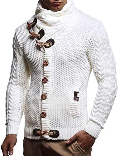 Leif Nelson Men's Turtleneck Cardigan