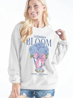 'Let Kindness Bloom' Crewneck Pullover by Simply Southern