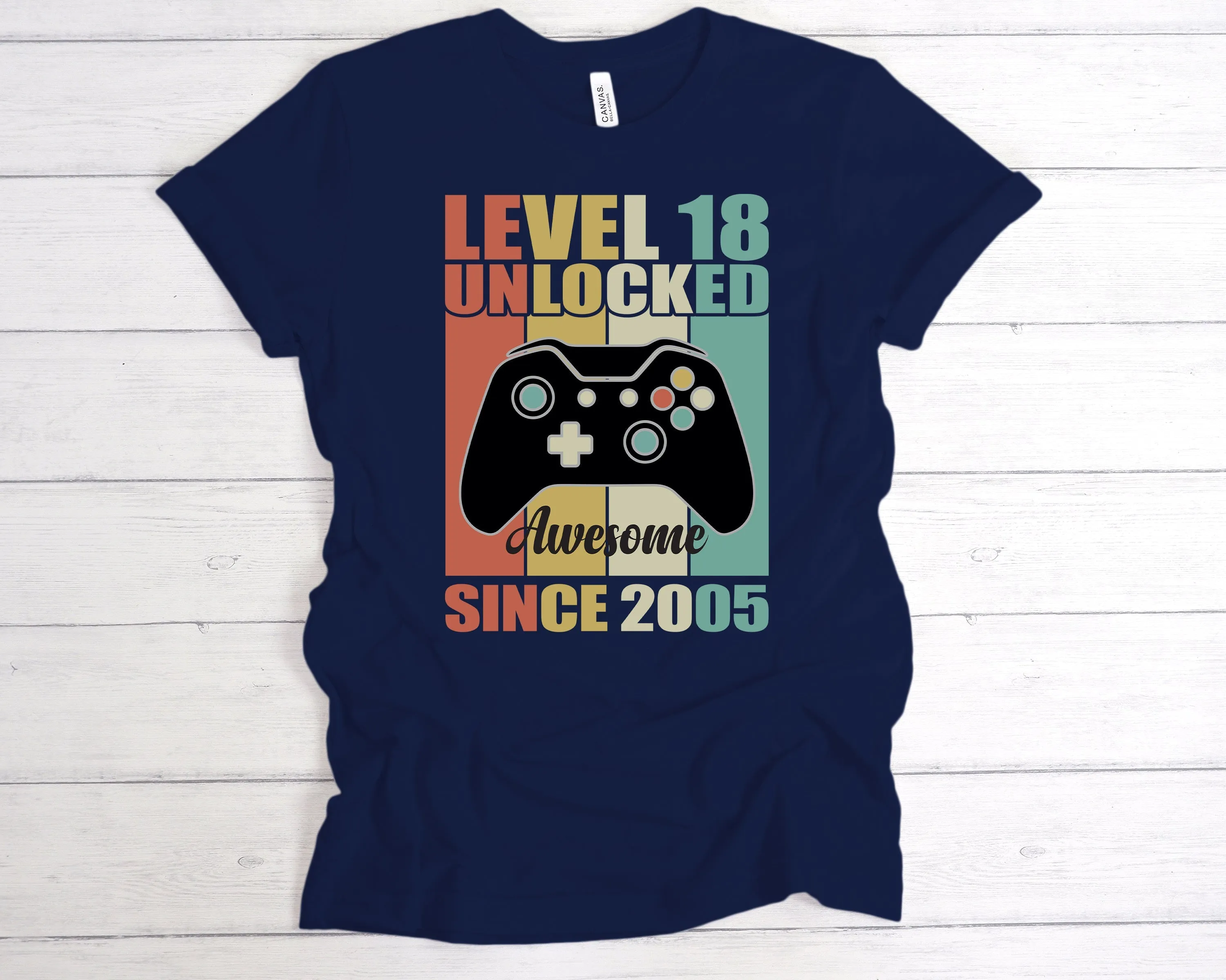 Level 18 Unlocked Awesome Since T-Shirt