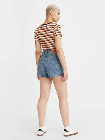 LEVI High waisted Mom shorts ( Blue Denim - Amazing)