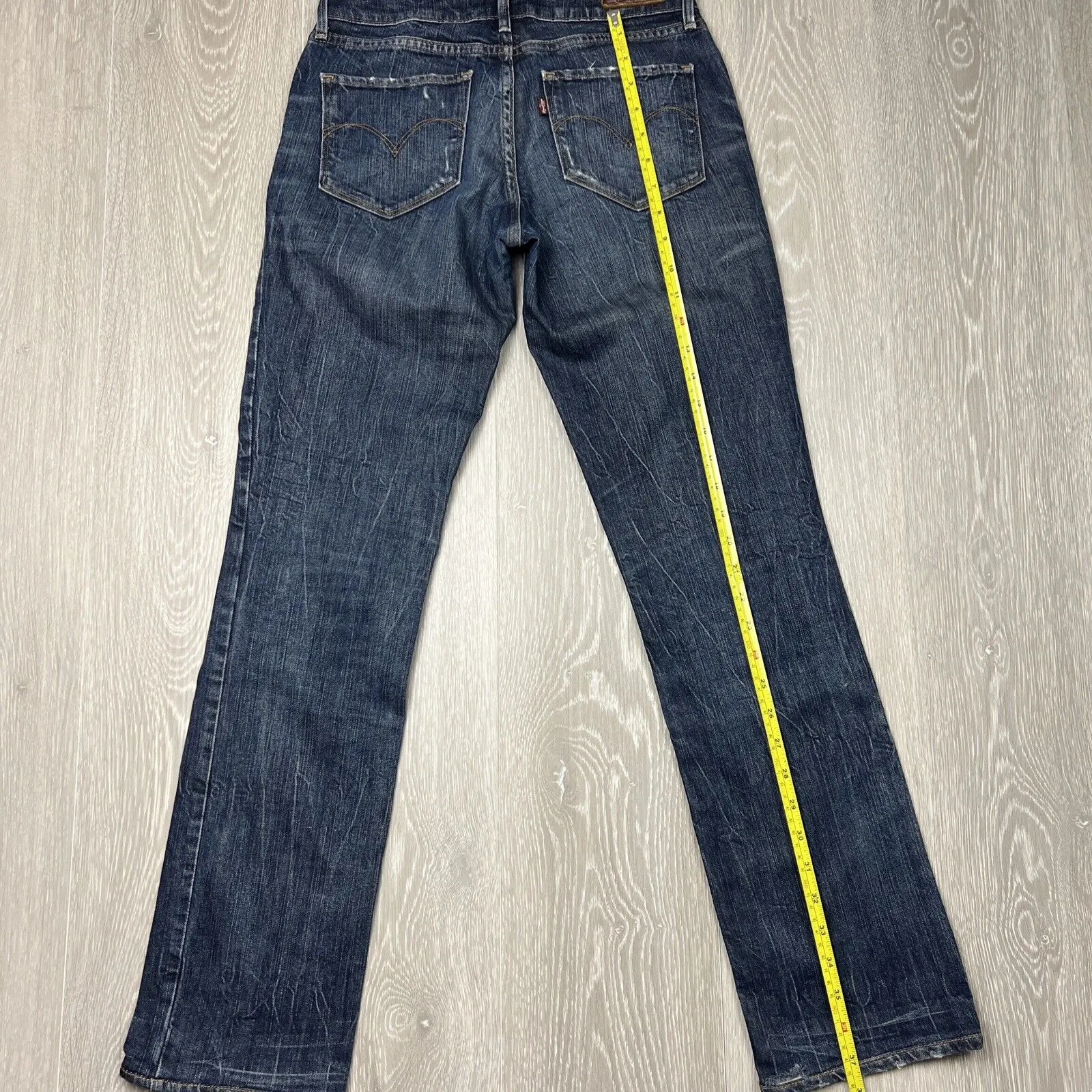 Levi’s Women’s Bold Curve Straight Leg Denim Jeans Size 27