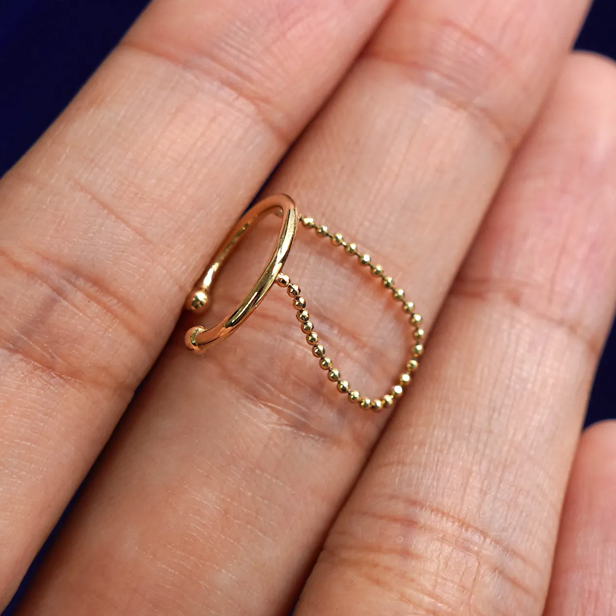 Line Cuff With Chain