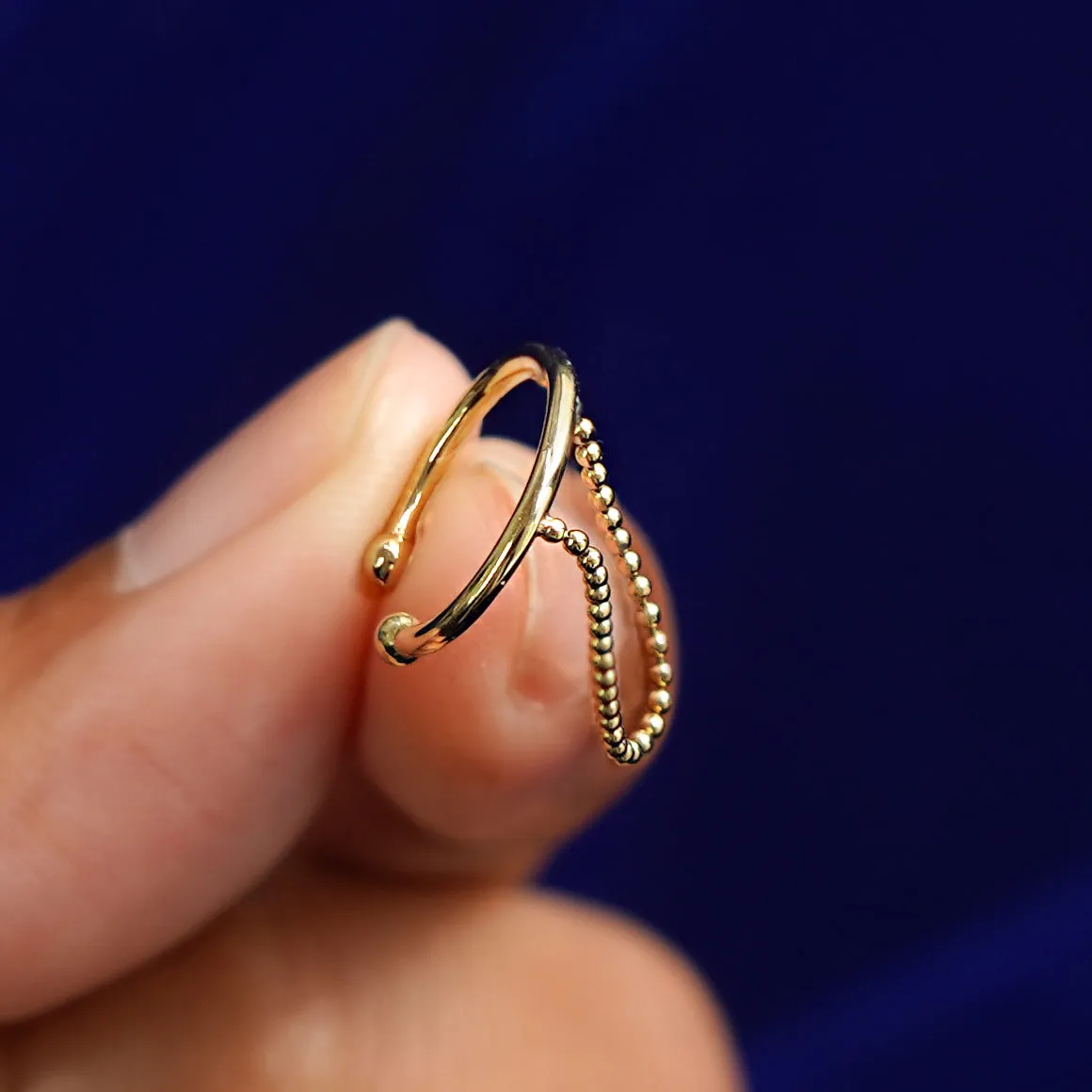 Line Cuff With Chain