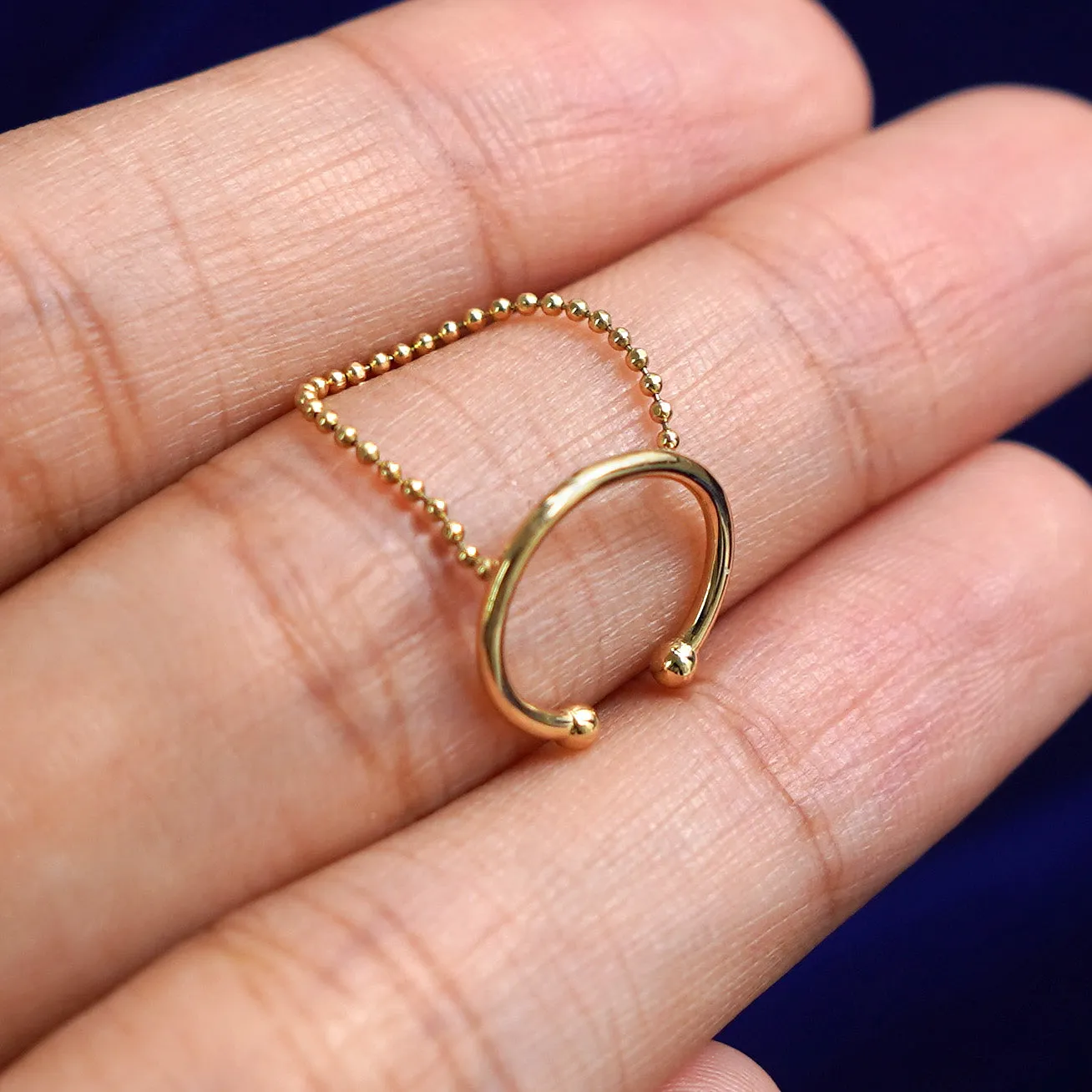 Line Cuff With Chain