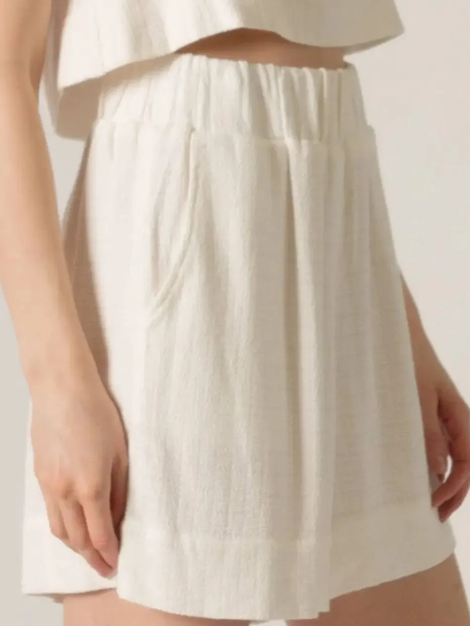 Linen High Waisted Shorts