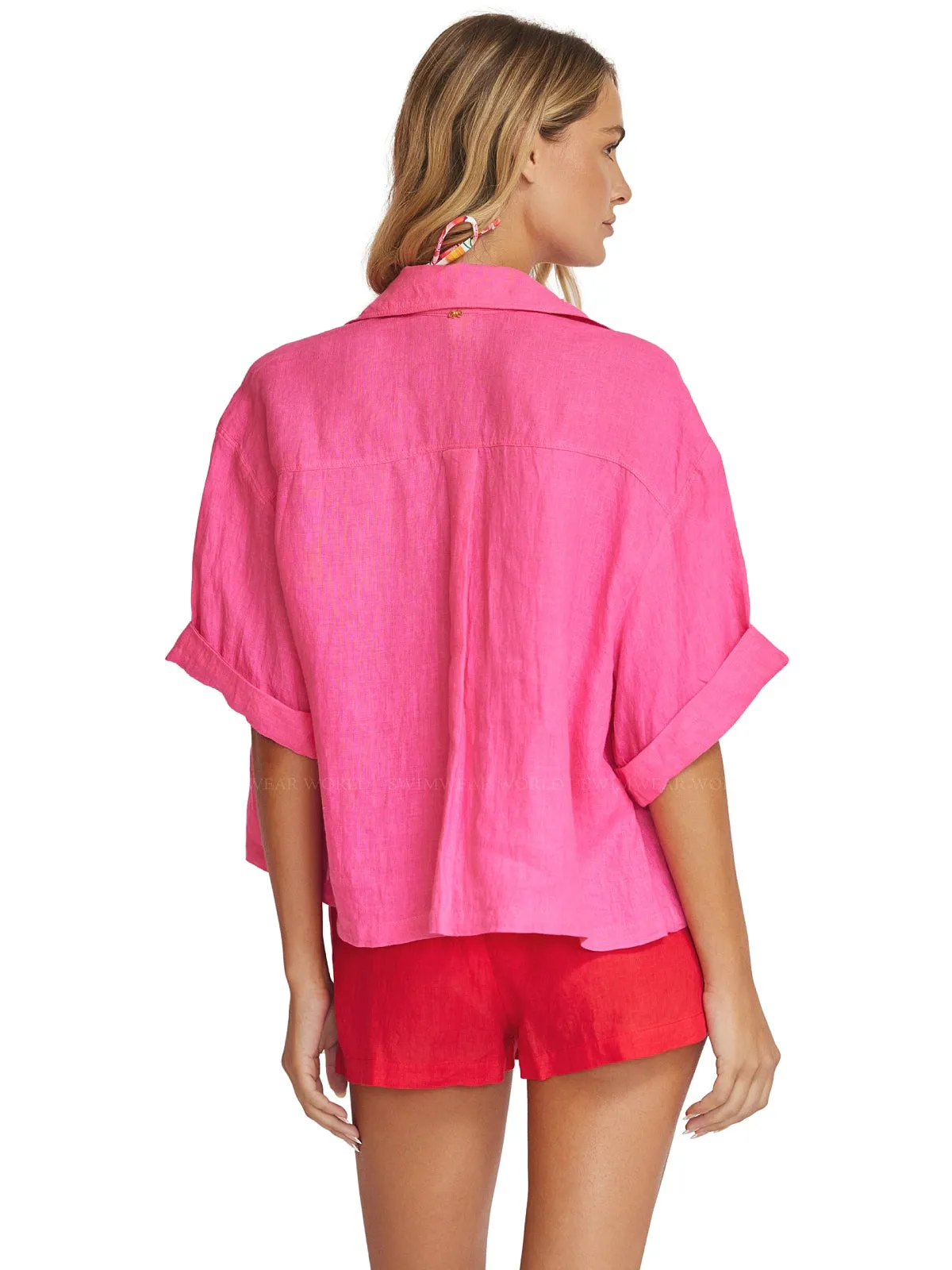 Linen-Linen Short