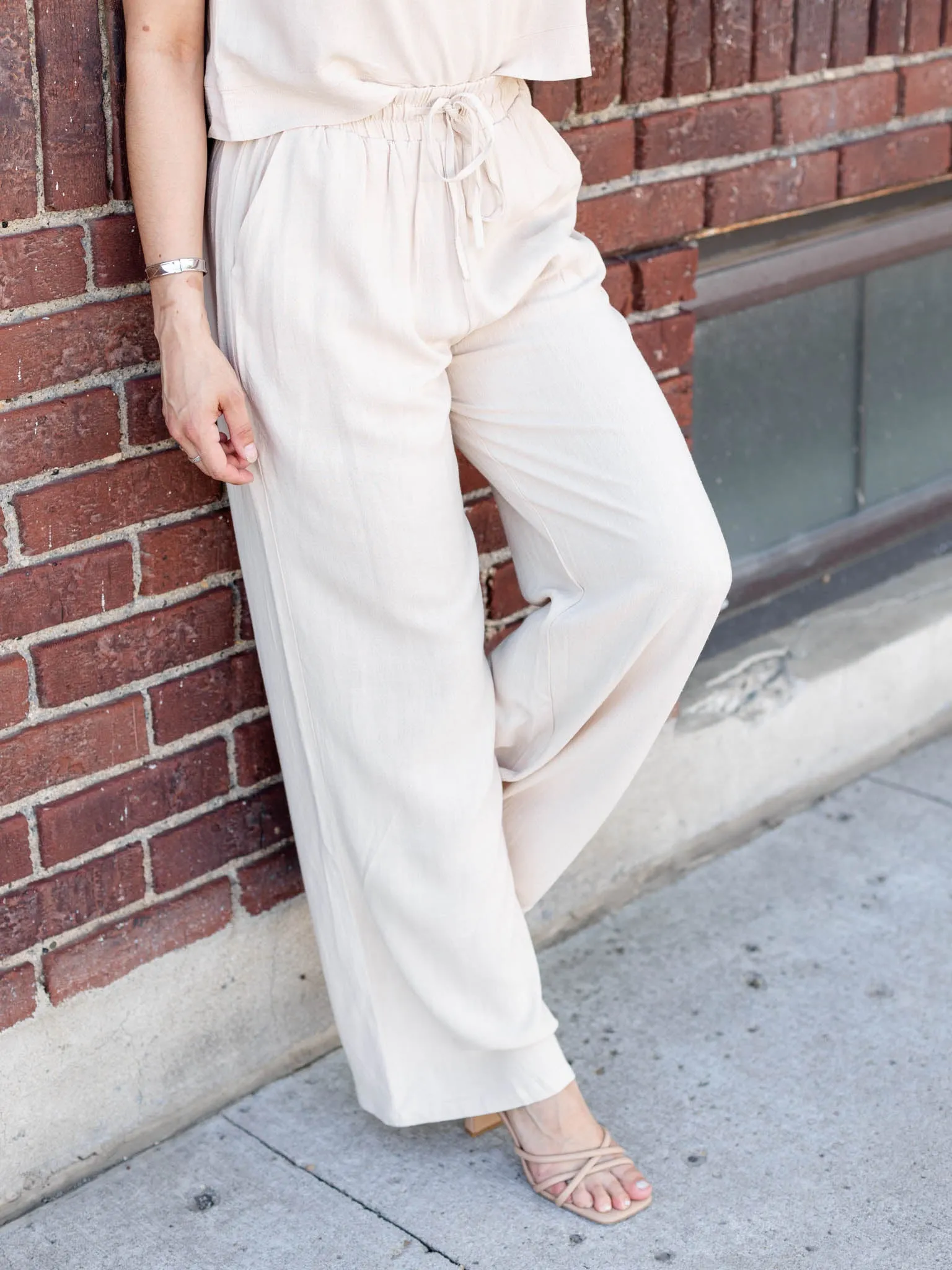 Linen Wide Leg Pant
