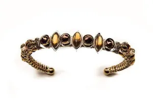 Liztech Cosmic Sisters Cuff Amber Bracelet