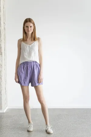 Loose Linen Shorts
