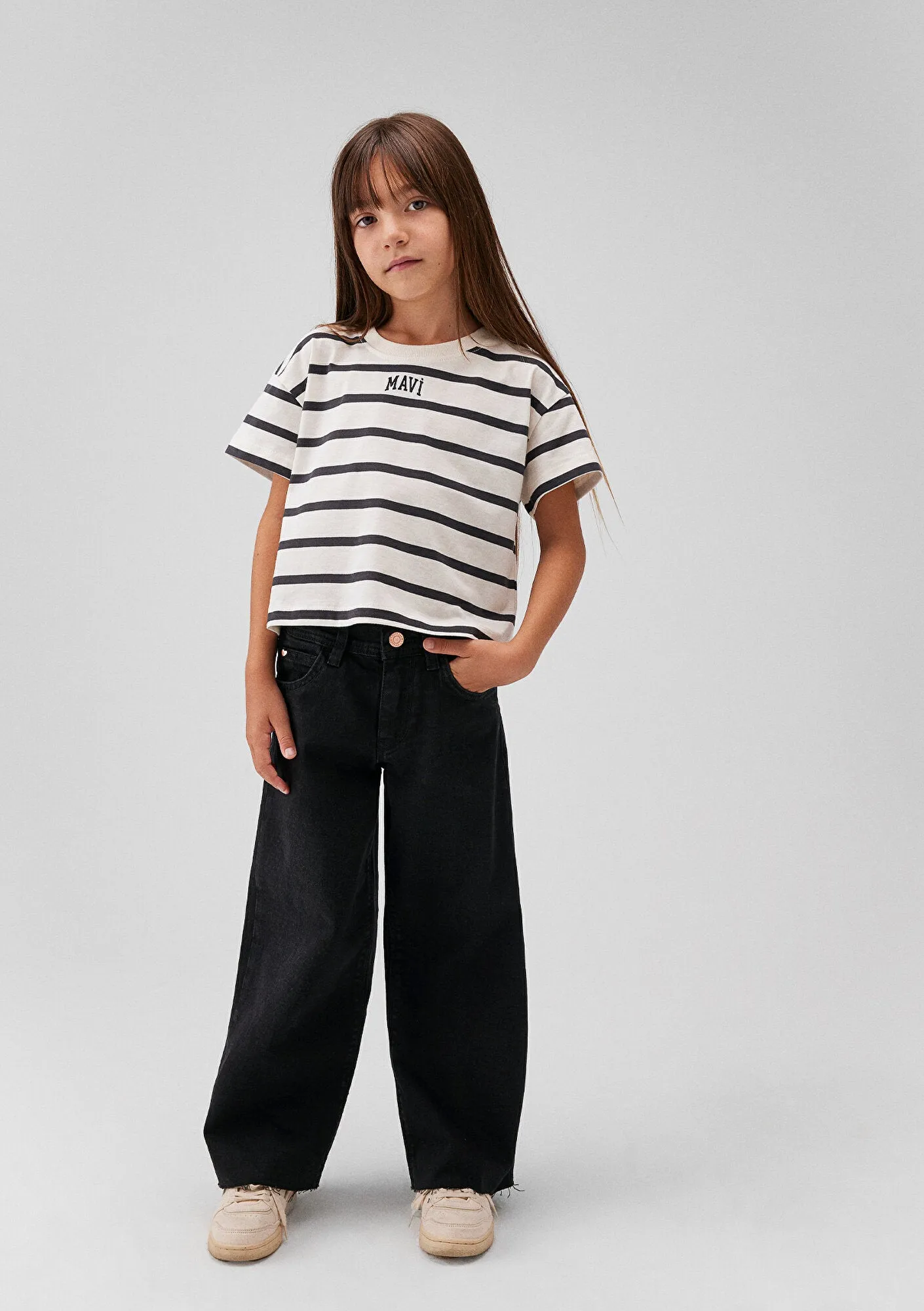 Lori Smoke Denim Jean Pants