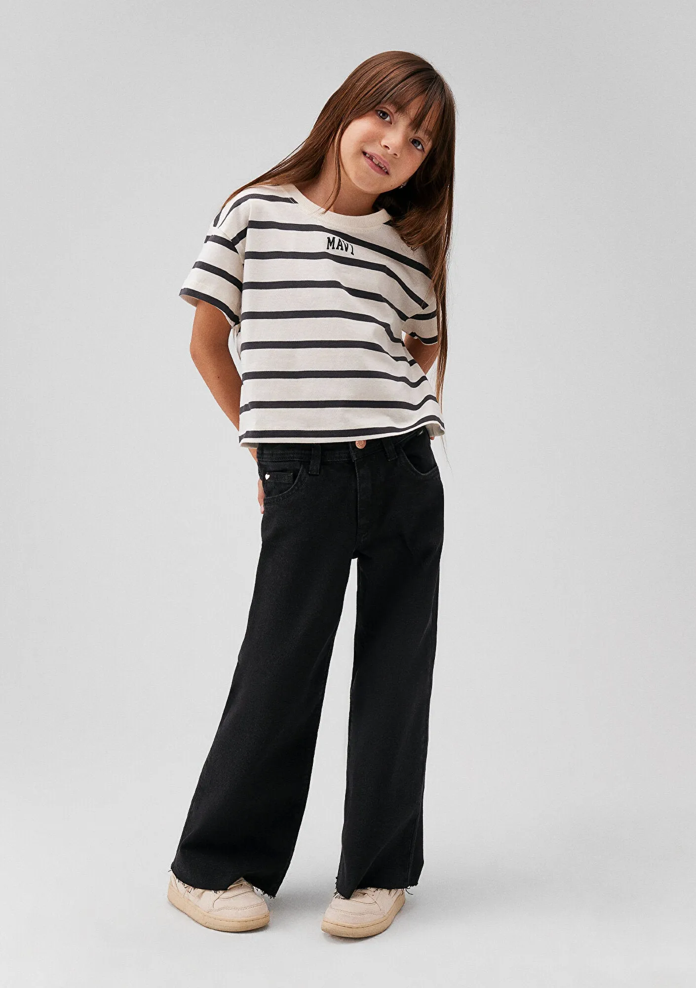 Lori Smoke Denim Jean Pants