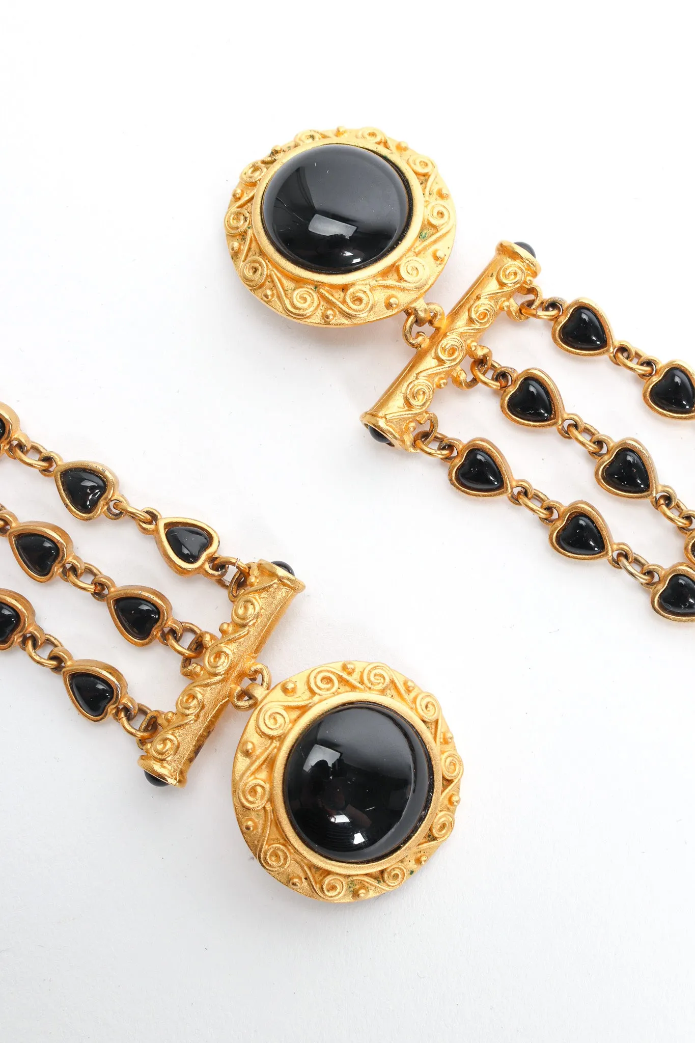 Love Chandelier Engraved Earrings
