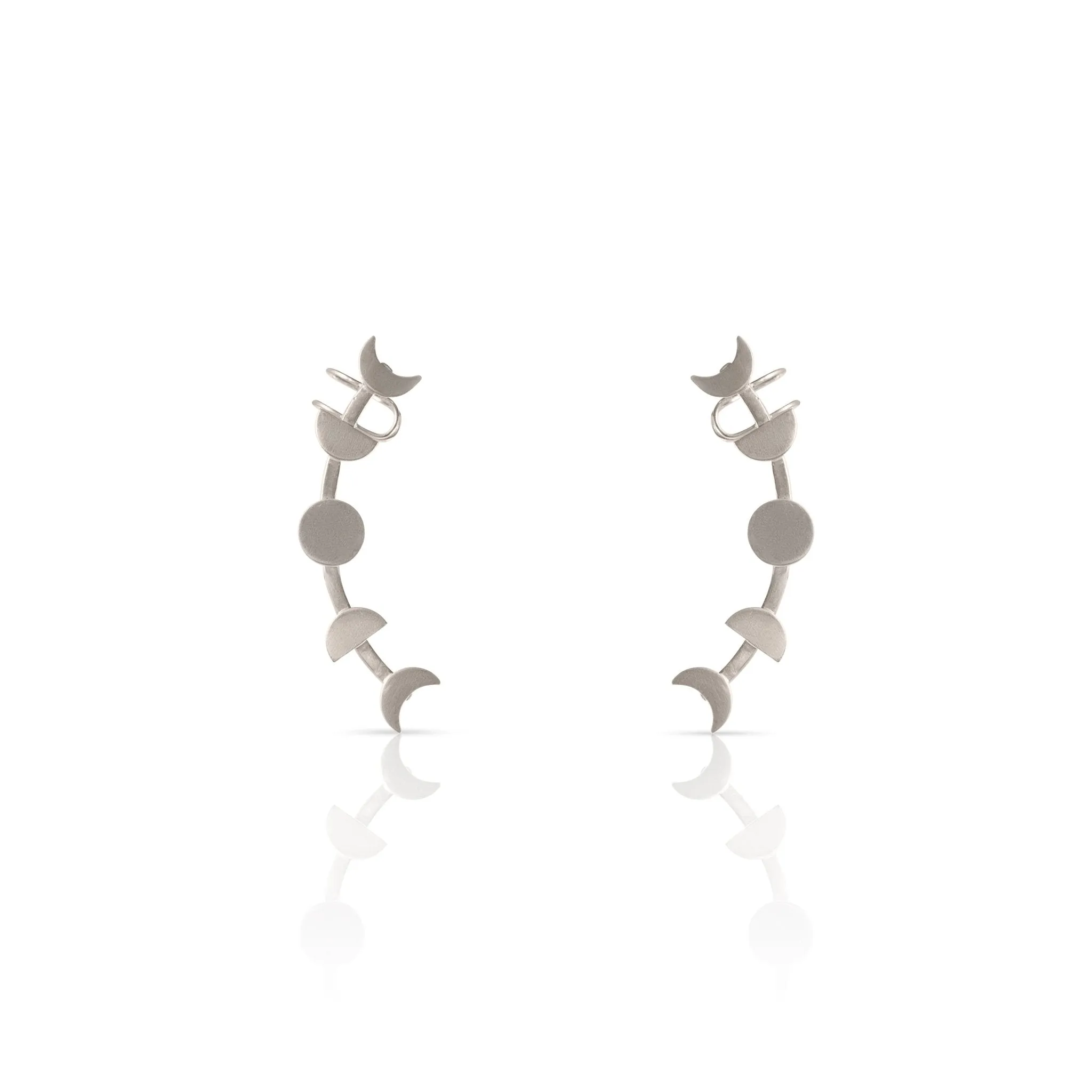 Lunas Silver Ear Cuff