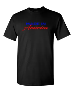 Made in America T-Shirt USA Flag T-shirt Patriotic Tee