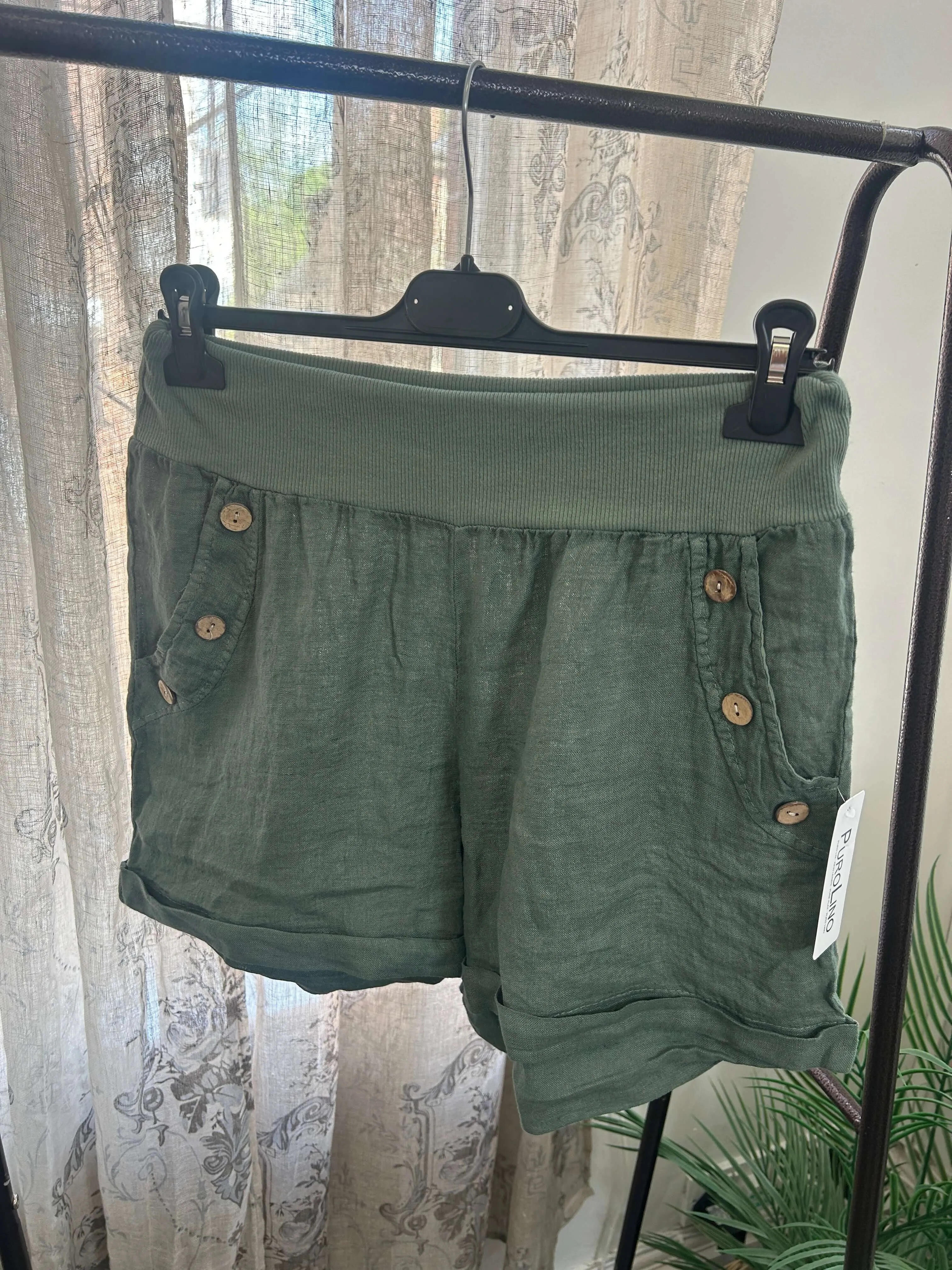 Made in Italy Linen Shorts - Regular
