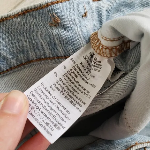 Madewell| High Rise Denim Mid Length Shorts Jean Denim 28