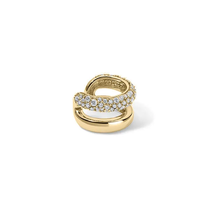 Madison Diamond Double Dome Ear Cuff
