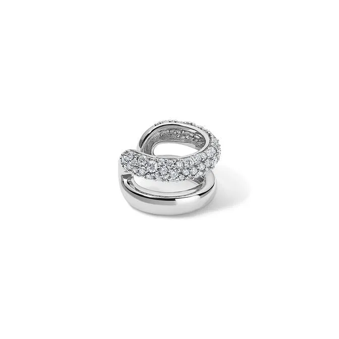 Madison Diamond Double Dome Ear Cuff