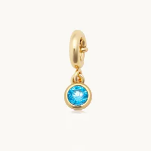 March Birthstone Charm