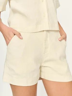 Marie Shorts in Flax
