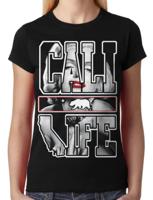 Marilyn Monroe Cali Life Junior Ladies T-shirt