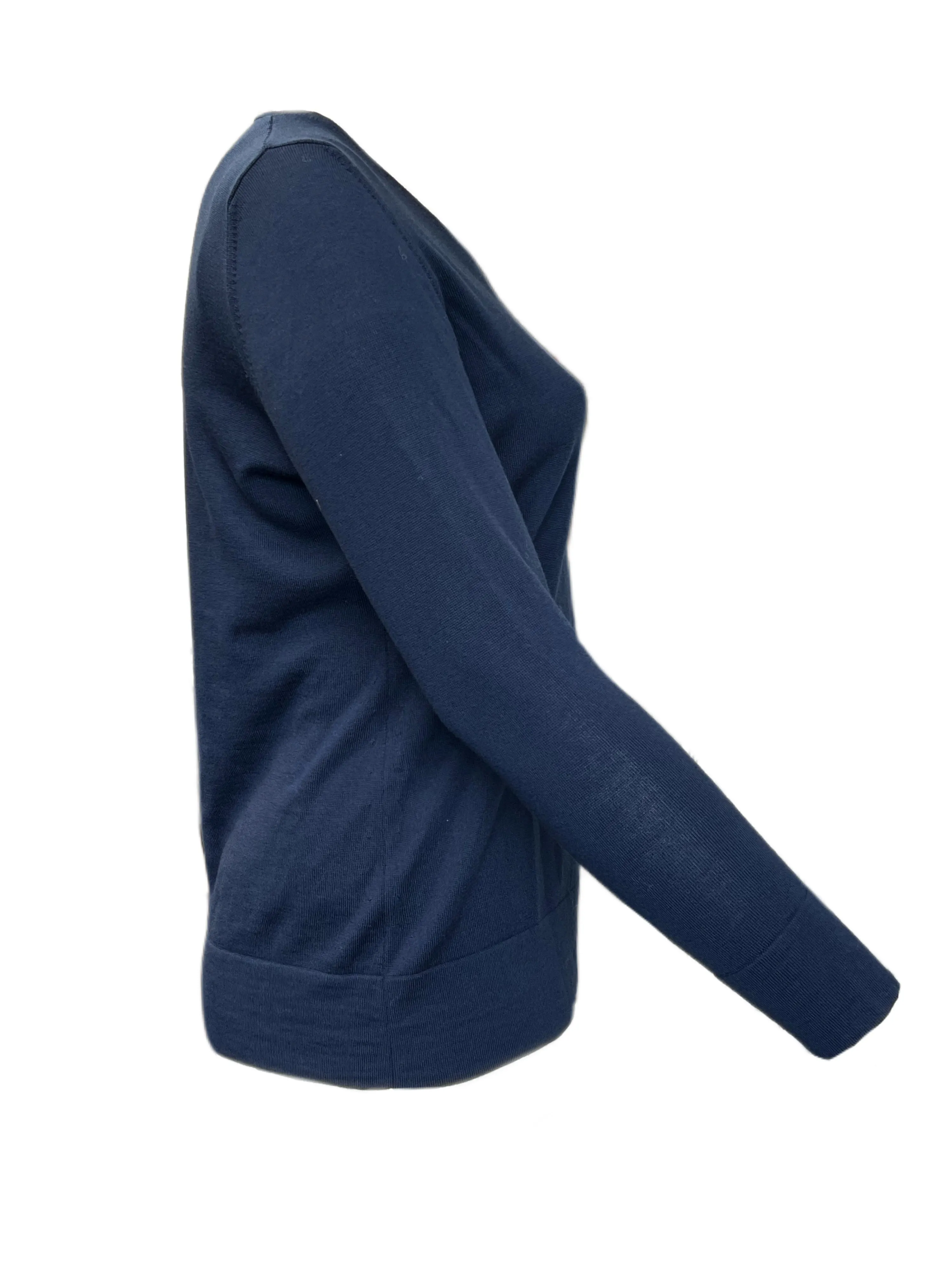 Marina Rinaldi Women's Blue Accento Pullover Sweater NWT