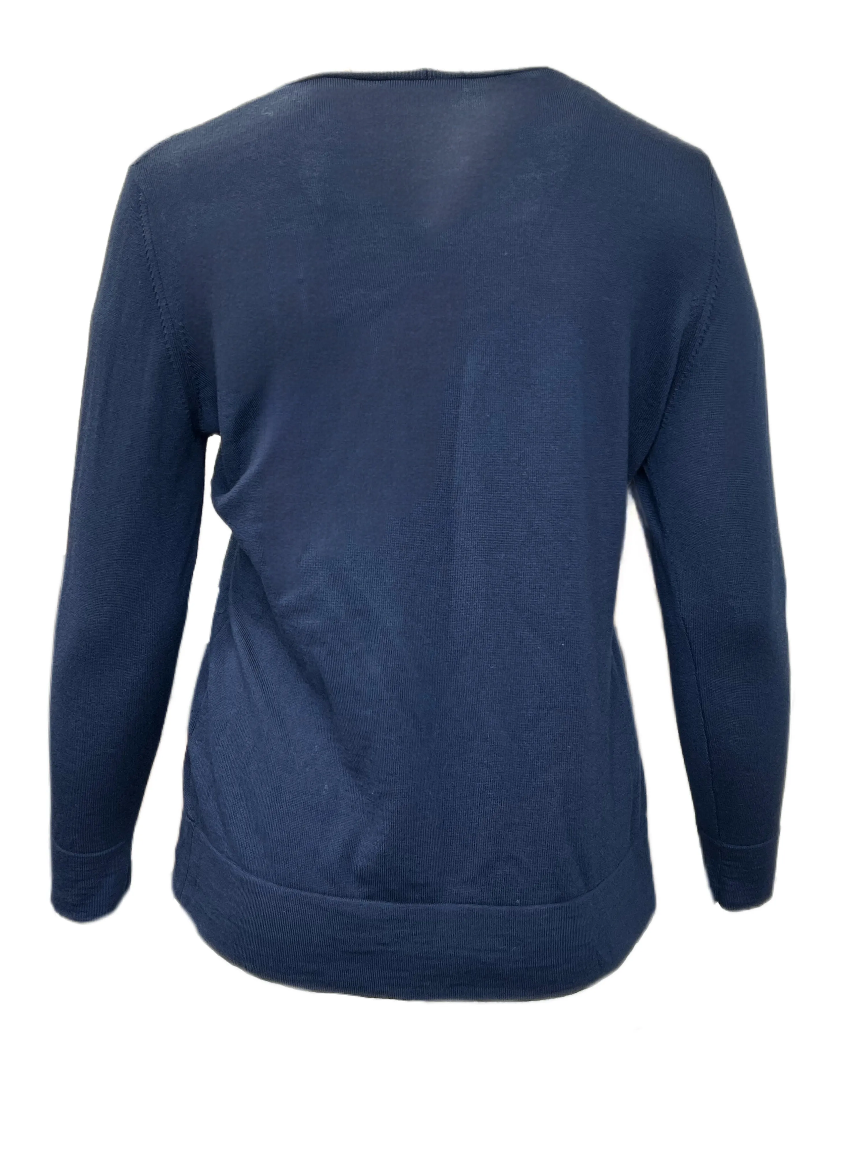 Marina Rinaldi Women's Blue Accento Pullover Sweater NWT
