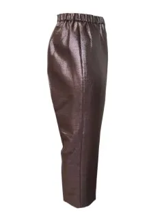 Marina Rinaldi Women's Brown Reale Straight Leg Pants NWT